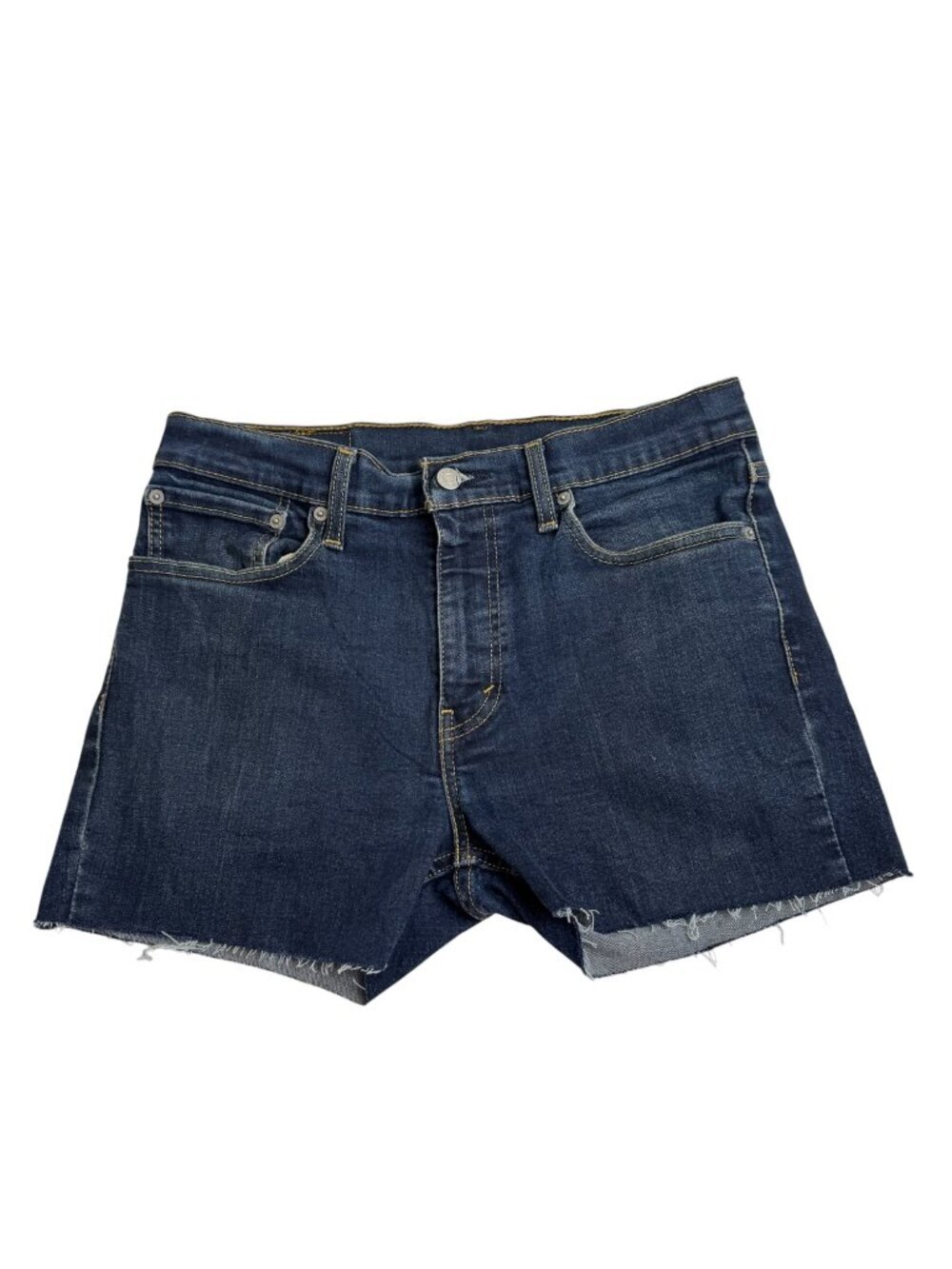 Levi's 511 Denim Cut-Off Shorts Women's 32W 3.5" Inseam Medium Wash Casual